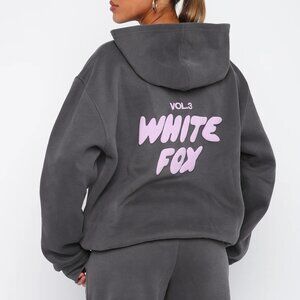 White Fox Offstage Hoodie - Size S/M, Volcanic 🖤 (Rare)